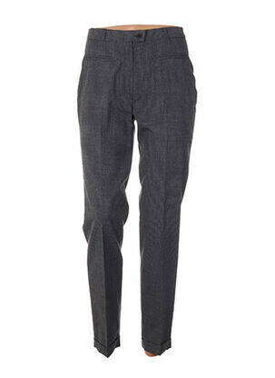 Pantalon 7/8 taille haute taille haute gris QUATTRO femme