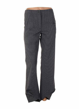 Pantalon 7/8 taille haute taille haute gris QUATTRO femme