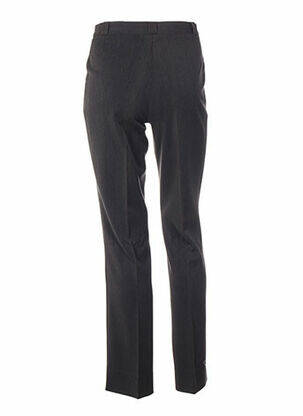 Pantalon coupe droite taille haute gris QUATTRO femme