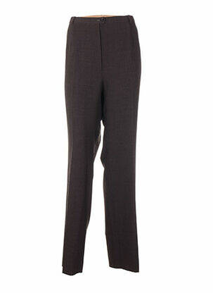 Pantalon poches taille haute marron CHRISTIAN MARRY femme