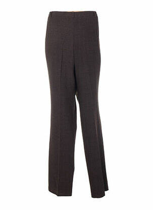 Pantalon poches taille haute marron CHRISTIAN MARRY femme