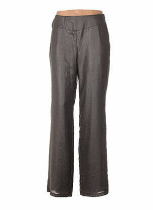 Pantalon taille haute taille haute vert QUATTRO femme