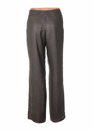 Pantalon taille haute taille haute vert QUATTRO femme