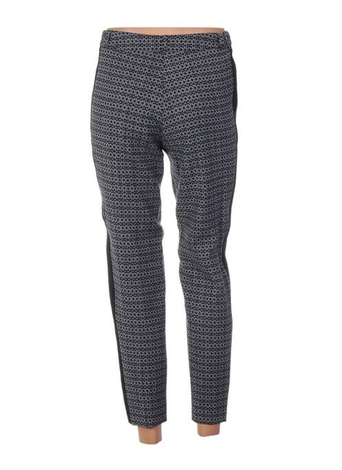 Pantacourt stretch taille haute gris QUATTRO femme