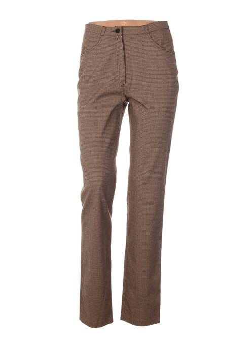 Pantalon marron QUATTRO pour femme