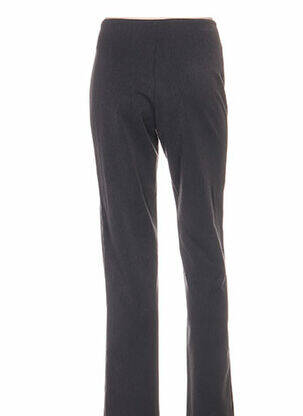 Pantalon finition bords-côtes taille basse marron QUATTRO femme