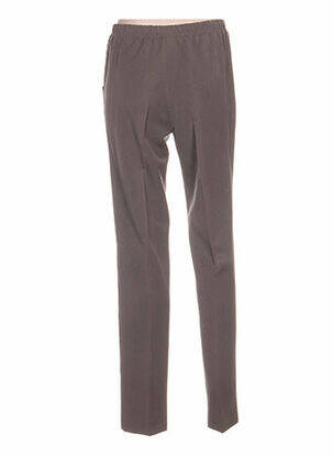 Pantalon coupe droite marron QUATTRO femme