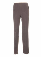 Pantalon droit marron QUATTRO pour femme seconde vue