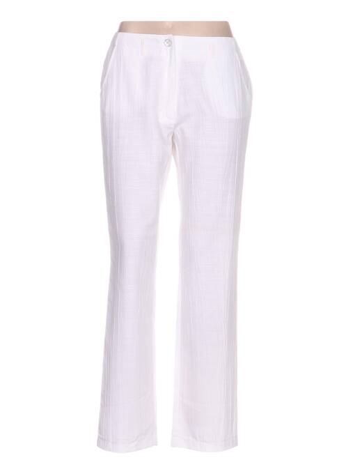 Pantalon 7/8 blanc QUATTRO pour femme