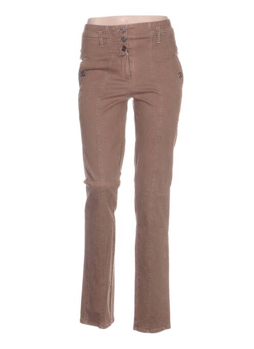 Pantalon marron QUATTRO pour femme