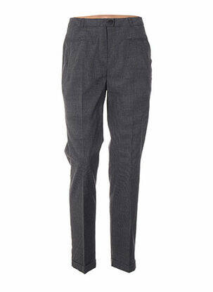 Pantalon coupe droite taille normale gris QUATTRO femme