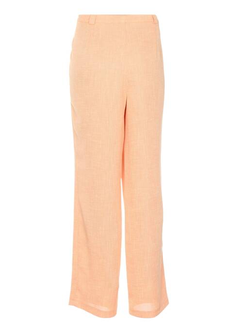 Pantalon droit orange FRANK EDEN pour femme