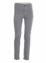 Pantalon slim poches taille haute gris COUTURIST femme