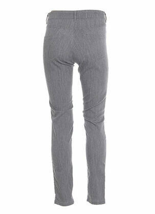 Pantalon slim taille haute taille haute gris COUTURIST femme