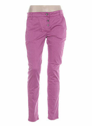 Pantalon slim taille basse taille basse violet COUTURIST femme