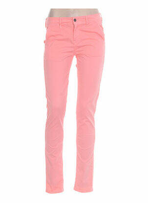 Pantalon slim taille basse taille basse rose COUTURIST femme