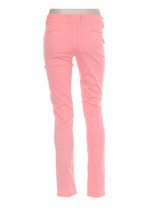 Pantalon slim taille basse taille basse rose COUTURIST femme