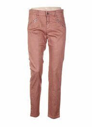 Pantalon slim taille basse taille basse rose COUTURIST femme