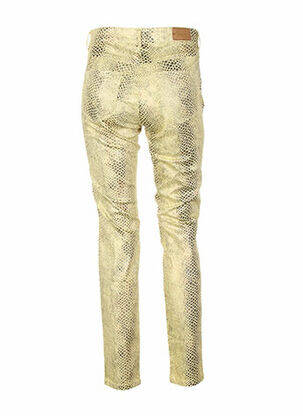 Pantalon slim skinny taille normale jaune COUTURIST femme