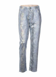 Pantalon slim skinny taille normale bleu COUTURIST femme