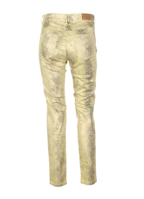 Pantalon slim skinny taille normale jaune COUTURIST femme