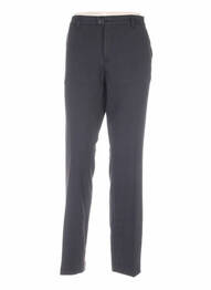 Pantalon droit fermeture zippée sous rabat boutonné taille basse noir COUTURIST femme