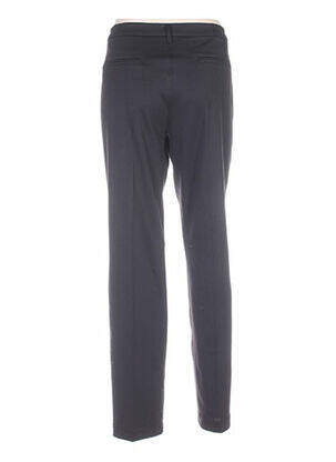 Pantalon droit fermeture zippée sous rabat boutonné taille basse noir COUTURIST femme