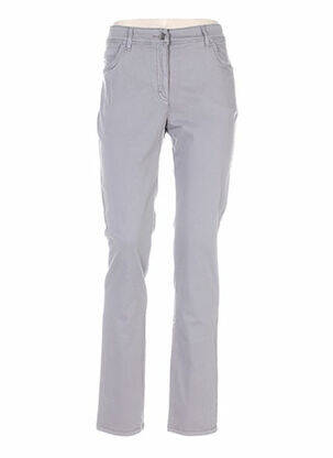 Pantalon droit stretch taille basse gris COUTURIST femme