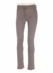 Pantalon slim marron COUTURIST pour femme seconde vue