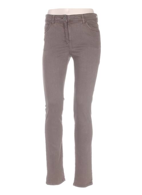 Pantalon slim marron COUTURIST pour femme