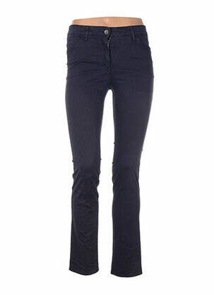 Pantalon slim stretch taille normale bleu COUTURIST femme
