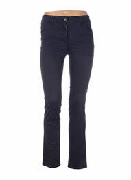 Pantalon slim stretch taille normale bleu COUTURIST femme