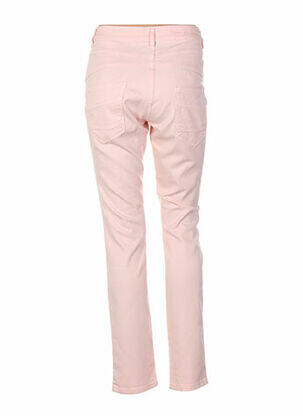Pantalon droit stretch taille basse rose COUTURIST femme