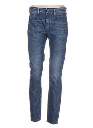 Jeans coupe slim slim taille basse bleu COUTURIST femme