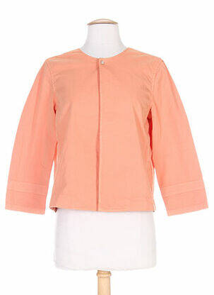 Veste casual col rond orange COUTURIST femme