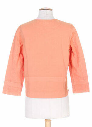 Veste casual col rond orange COUTURIST femme