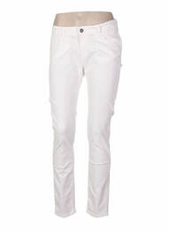 Pantalon slim taille basse taille basse beige COUTURIST femme