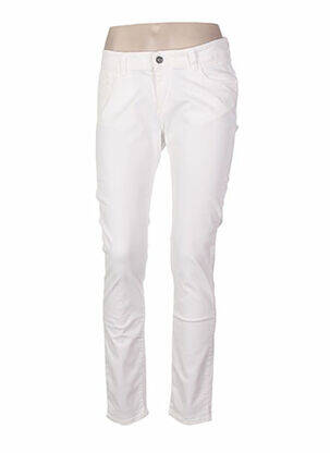 Pantalon slim taille basse taille basse beige COUTURIST femme