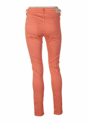 Pantalon slim taille haute taille haute orange COUTURIST femme