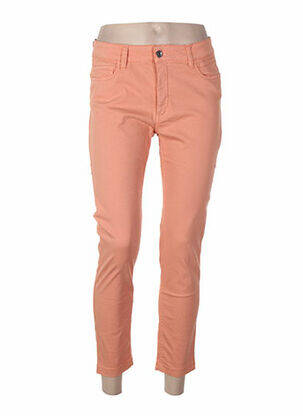 Pantalon slim taille basse taille basse orange COUTURIST femme