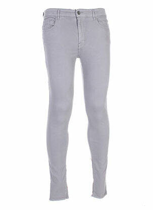 Pantalon slim stretch taille basse gris COUTURIST homme