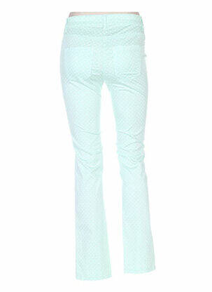 Pantalon droit stretch taille normale vert COUTURIST femme