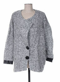 Veste casual finition intérieure doublée gris ANNE TURTAUT femme