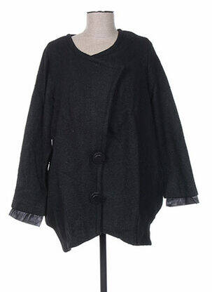 Veste casual finition intérieure doublée noir ANNE TURTAUT femme