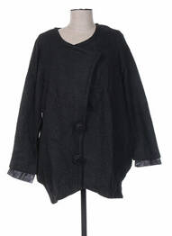 Veste casual finition intérieure doublée noir ANNE TURTAUT femme