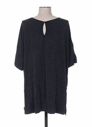 Tunique manches courtes col rond noir ANNE TURTAUT femme