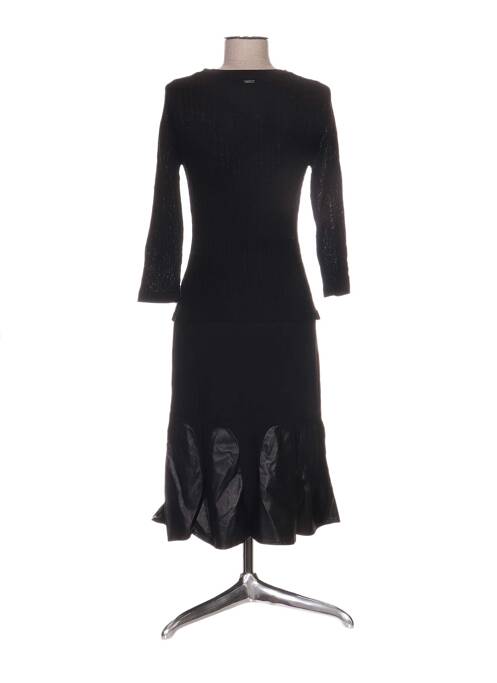 Robe mi-longue noir ANNE TURTAUT pour femme