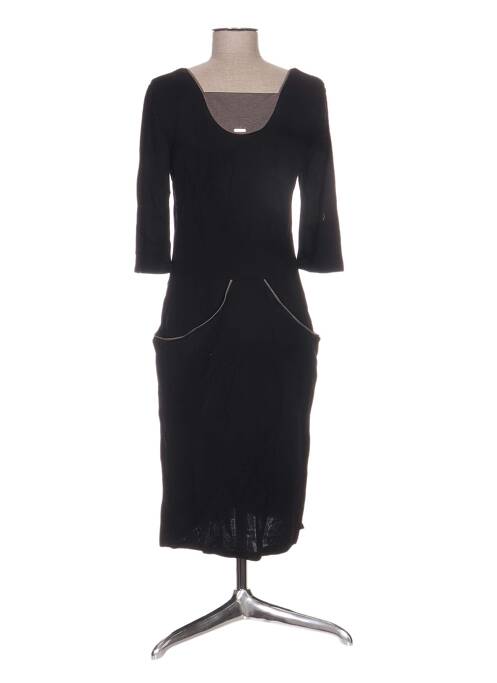 Robe mi-longue noir ANNE TURTAUT pour femme