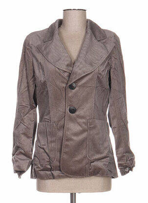 Blazer poches marron ANNE TURTAUT femme