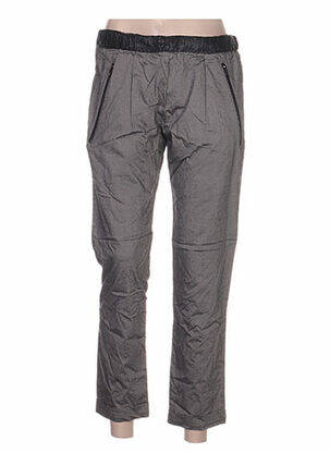 Pantalon droit taille élastique gris ANNE TURTAUT femme